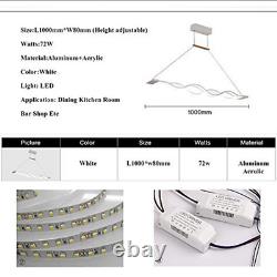 LED Pendant Light Dimmable Ceiling Hanging Lamp Modern Chandeliers Living Room
