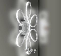 LED ceiling crystal wall light dimmable lamp chandelier living XL 70cm cold warm