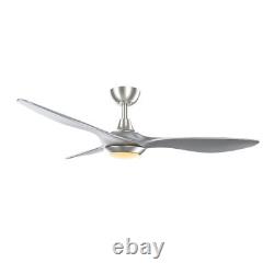 Large 52 Ceiling Fan with 3 Color Light Remote Control 6 Speed Level Reversible