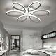 Living Room Led Ceiling Light Modern Metal Acryli Chandelier Flower Lamp Kitchen