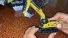 Luck Broccoli Tema1985 Rc Excavator Construction Vehicles Toys With Metal Shovel Unboxing