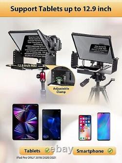 Metal Prompter Kit 12 inch for 12.9inch iPad Tablets with APP Remote Control