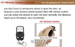 Metal RFID Card + Password Door Access Control System+Electric Lock+Remote+Bell