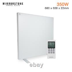 Mirrorstone Remote Control Portable Far Infrared Panel Heater with Feet Stand