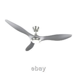 Modern 52 Remote Control Ceiling Fan With LED Light Adjustable Wind Speed Timer