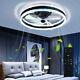 Modern Ceiling Fan Led Dimmable Remote Control Ceiling Light Living Room