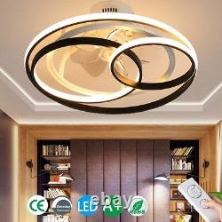 Modern Ceiling Fan Lighting, Ultra Silent, Led Dimmable with Remote Control