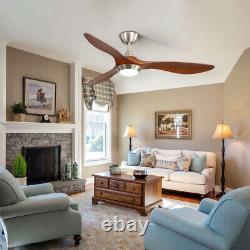 Modern Ceiling Fan with Lighting LED Light Adjustable Wind Speed Remote Control