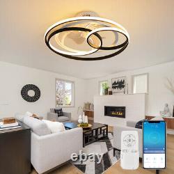 Modern LED Ceiling Fan With Light, Ceiling Fans With Remote Control, Dimmable
