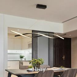Modern LED Chandelier Dining Room Ceiling Light Acrylic Pendant Lamp Fixtures