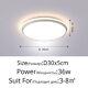 Modern Led Lights Remote Control Dimmable Rectangle Circular Square Bedroom New