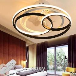 Modern LEDCeiling Fan with Lighting with Remote Control Dimmable for Living Room