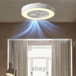 Modern Led Ceiling Fan with Light 3 Wind Speed Bedroom Living Room Fan Lamp New