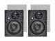 Monoprice 3-way Carbon Fiber In Wall Speakers 8 Inch (pair) With Magnetic Grille