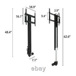 Motorized TV Lift Mount Bracket 1000mm For 32-70 TV With Remote Controller