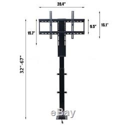 Motorized TV Mount Lift for 32 70 TVs Height Adjustable with Remote Controller