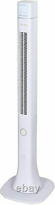 Mylek Tower Fan Electric Oscillating Cooling Air Remote Control Timer White