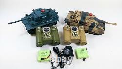 NEW Radio Remote RC Control Infrared M1A2 Battle Tank twin pack 124 Kids Toy