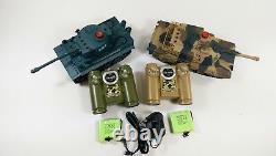 NEW Radio Remote RC Control Infrared M1A2 Battle Tank twin pack 124 Kids Toy