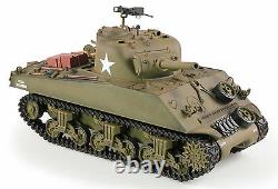 NEW UK Radio Remote Control RC Tank 2.4G British Sherman M4A3 1/16 with 2 Sounds