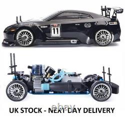 NITRO RC Car 1/10th Scale Two Gears Remote Control Car With STARTER KIT & FUEL