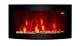 New 2020 Led 7 Colour Flame Effect Truflame Curved Wall Mounted Electric Fire