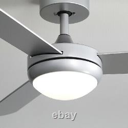 Nordic 42inch Dimmable Ceiling Fan with LED Light 2 in 1 Remote Control 3 Blades