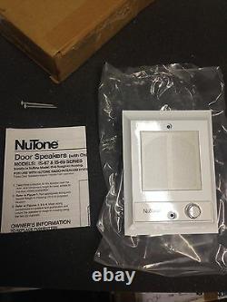 Nutone IS-69WH White Intercom Door Speaker lighted push button IMA-4406 IMA-3303