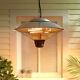 Outdoor Garden Ceiling Patio Heater 1500w Electric Heaters Chain Hanging Remote