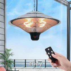 Patio Ceiling Heater Hanging Indoor Halogen Outdoor Electric with Remote Control