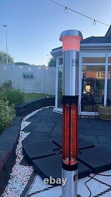 Patio heater with bluetooth speaker & Light, Remote Control