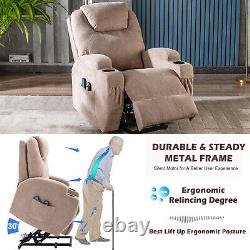 Power Lift Recliner with Remote Control Electric Massage Chair for Elderly