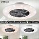 Quiet Led Ceiling Fan Remote Control Star Effect Daylight Bedroom Lamp Dimmable