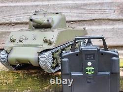RC 1/16 BB tank heng long remote control V7 Sherman PRO Metal 2.4G Barrel Recoil