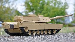 RC 116 Heng Long tank Abrams Radio Remote Control M1A2 2.4G Metal Suspension BB