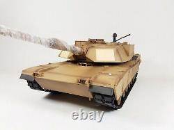 RC 116 Heng Long tank Abrams Radio Remote Control M1A2 2.4G Metal Suspension BB