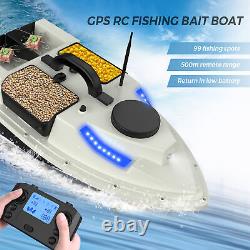 RC Fishing Bait Boat 500m Remote Control Bait Boat Dual Motor Fish Finder f I5E8