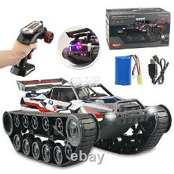 RC Off-Road Tank Car Tank with USB Charger Cable Remote Control Vehicle Gifts