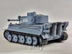RC Tank BB Heng Long Radio Remote Control German Tiger I V7 METAL SUPSENSION IR