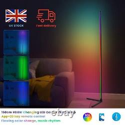 RGBW Colour Changing LED Floor Light Minimalist Mood Lamp Corner Stand Tall RC