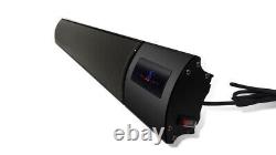 Radiant Ceiling/Wall Infrared Heater IP44 + Remote Control Black 1800W