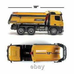 Remote Control Dump Truck RC Construction Toy Top Race 114 Metal Boys Gift