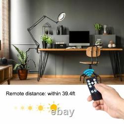 Remote Control Lamp 5x Magnifying Glass Led Light Folding Handle Repair Tools 8w