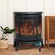 Remote Controlled Freestanding Electric Wood Stove A Portable Fireplace Space