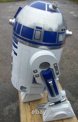 Remote Controlled Life Sized Metal R2D2 / Star Wars Built by Norman Harrison