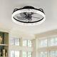 Retro Crystal Ceiling Fan Light Dimmable Living Room Bedroom Fan Chandelier Lamp