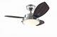 Small Indoor Ceiling Fan Light Westinghouse Wengue 76 Cm / 30 Polished Chrome