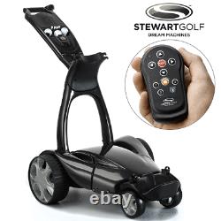 Stewart 2019 X9 Remote Control Golf Trolley / Black Metallic + Lots Of Extras