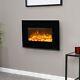 Sureflame Wm-9334 Electric Wall Mounted Fire Heater Flame Effect Remote Control