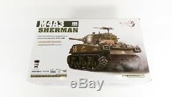 UK Heng Long Radio Remote Control RC Sherman Tank 1/16th Super Detail Cheap